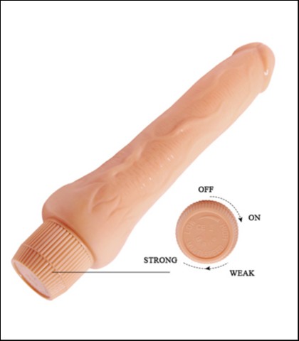 Realisticni vibrator "soft skin" + lubirkant