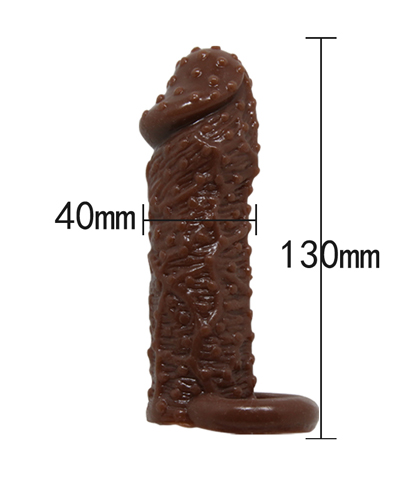 Navlaka za penis u braon boji
