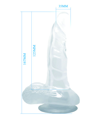Providni silikonski dildo sa testisima