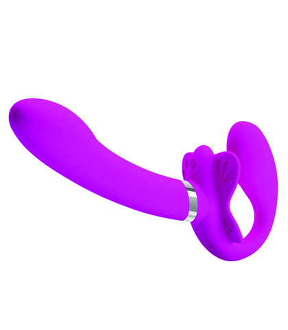 Samodrzeci vibrirajuci strap-on