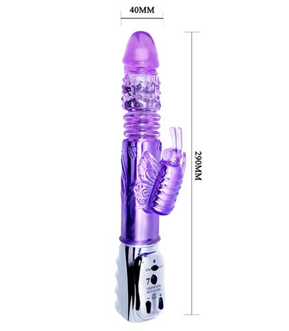 Rotirajuci i vibrirajuci leptir vibrator