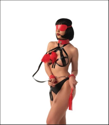 Crveni bdsm set