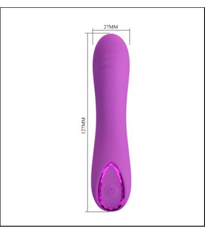 Silikonski ljubicasti vibrator - dj dick
