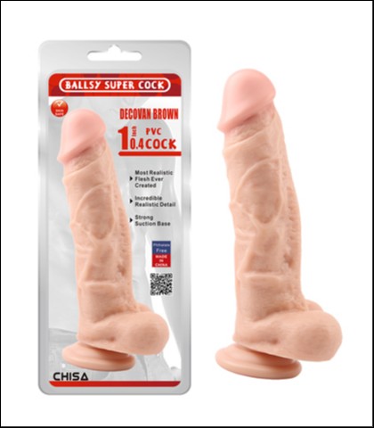 DILDO 27CM DECOVAN BROWN