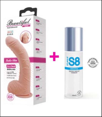 REALISTICNI DILDO + S8 LUBRIKANT