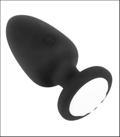 Svetleci analni vibrator