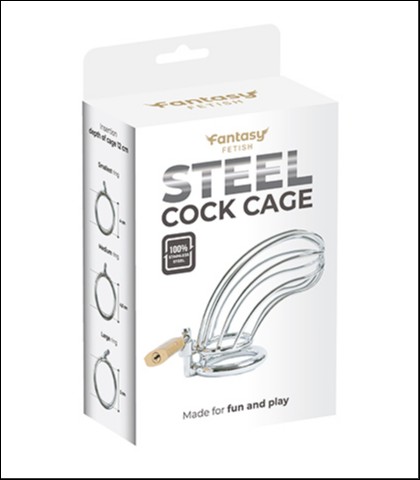 KAVEZ ZA PENIS OD NERđAJUćEG čELIKA 2 FANTASY FETISH