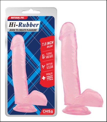 ROZE REALISTICNI DILDO - 18CM