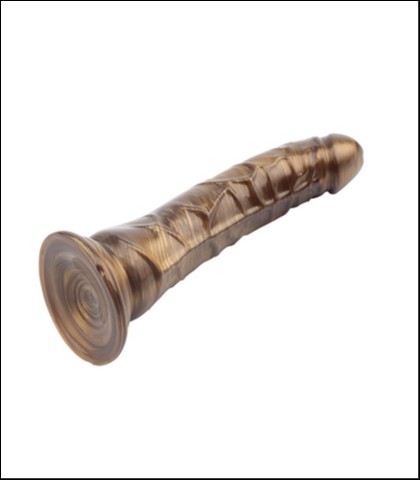 Zlatni dildo 22cm mike hawk gold