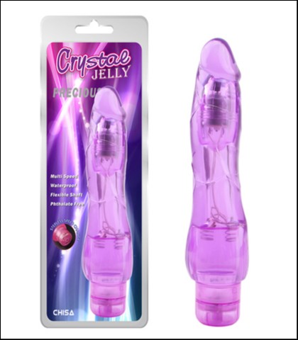 LJUBICASTI VIBRATOR - 20CM - PRECIOUS PURPLE