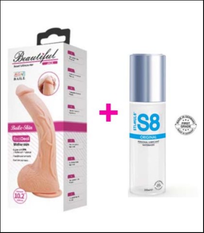 REALISTICNI DILDO JACK + S8 LUBRIKANT