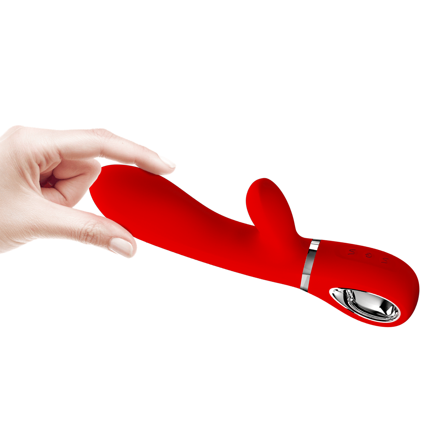 Silikonski vibrator thomas red