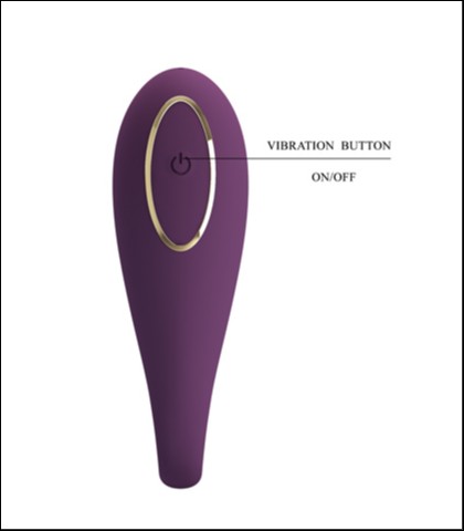 Vibrator za parove august - purple