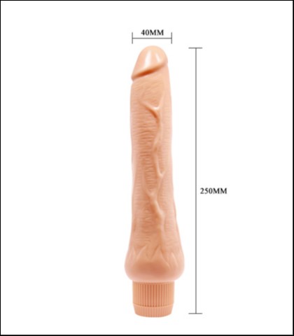Realisticni vibrator "soft skin" + lubirkant