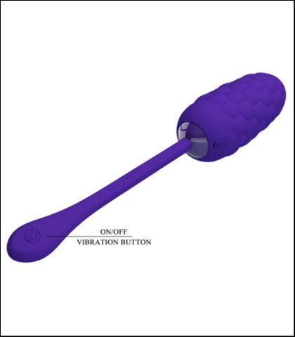 Mekano silikonsko vibro jaje marina - plava boja