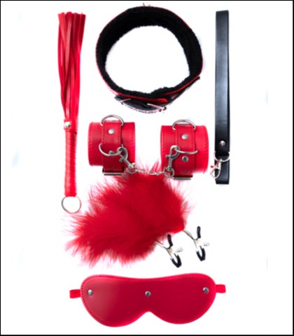 Crveni bdsm set