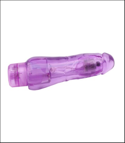 Ljubicasti vibrator - 20cm - precious purple