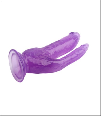 Ljubicasti dildo za duplu penetraciju