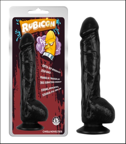 CRNI DILDO - 24CM