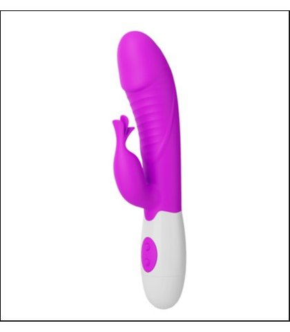 Silikonski mekani vibrator - roze - rasmussen