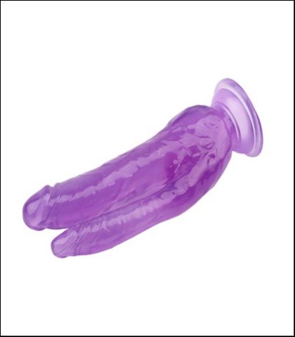 Ljubicasti dildo za duplu penetraciju
