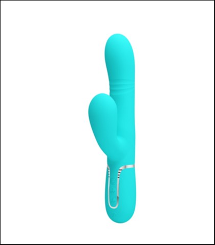 Vibrator za stimulaciju g tacke u tirkiznoj boji + lubrikant