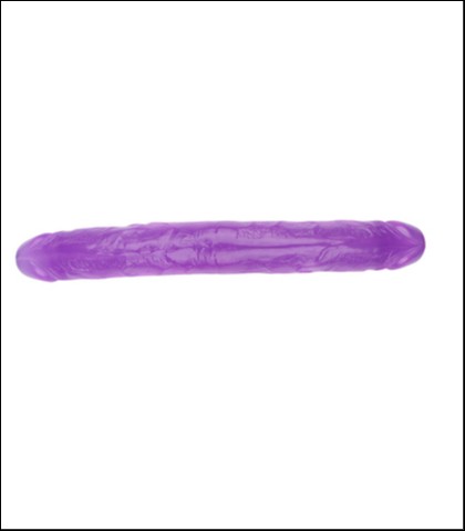 Ljubicasti dupli dildo - 33cm