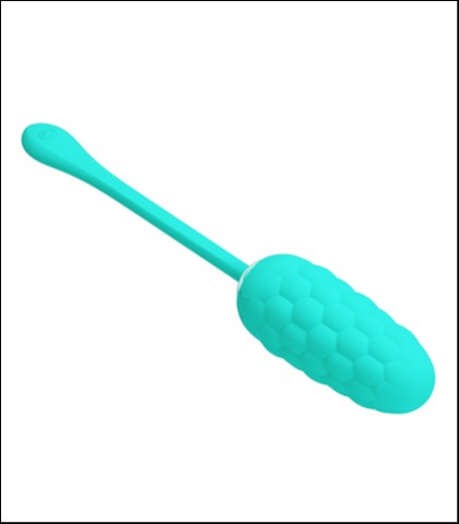 Silikonsko vibro jaje marina - tirkizna boja