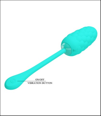 Silikonsko vibro jaje marina - tirkizna boja