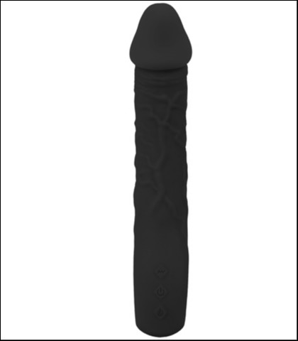 Silikonski vibrator prometheus black