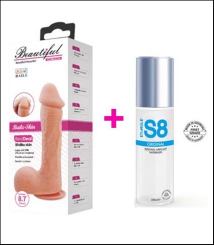 REALISTICNI DILDO JHONSON + S8 LUBRIKANT