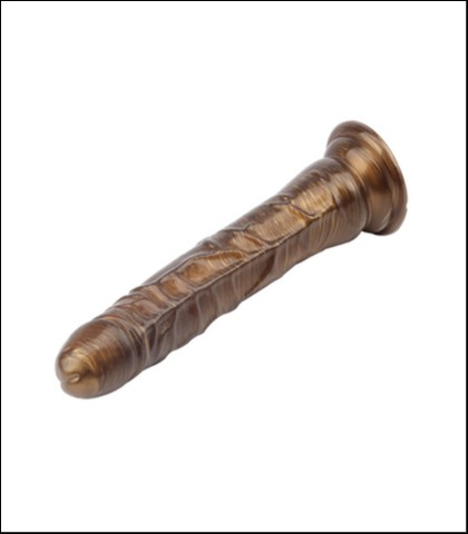 Zlatni dildo 22cm mike hawk gold