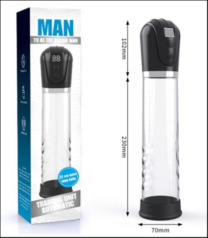 AUTOMATSKA PUMPA ZA PENIS 23CM