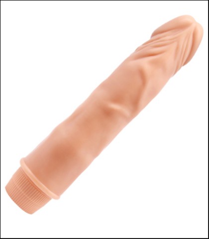 Realisticni vibrator soft skin + lubrikant