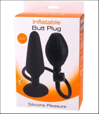 ANALNI DILDO NA NADUVAVANJE 17CM L