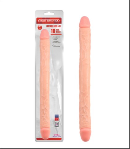 DUPLI DILDO - LADYBRO LOVE - 46CM