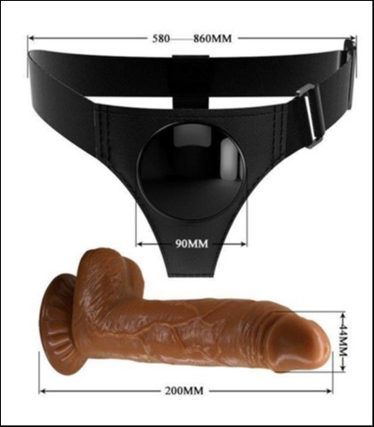 Strap on 20cm michael