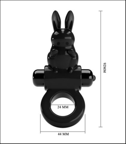 Pretty love - bunny vibro ring