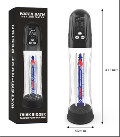Automatska pumpa za penis warrior king pump + xxl krema 80ml