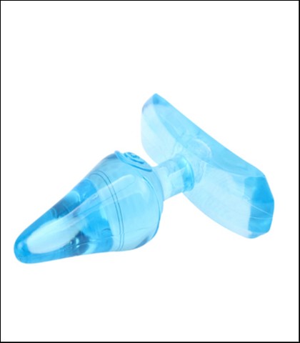 Gun drops plug - blue