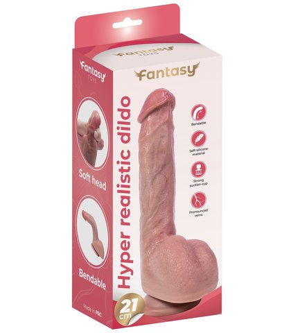 SAVITLJIVI SILIKONSKI DILDO HYPER REALISTIC DILDO 2 21CM