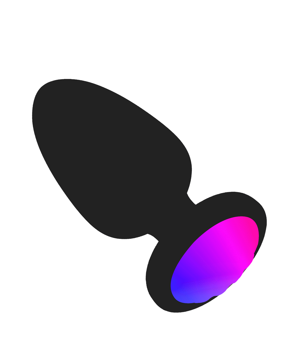 Svetleci analni vibrator