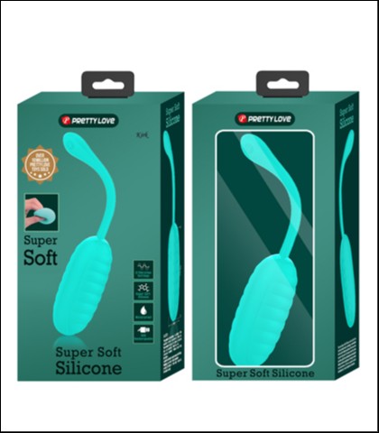 MEKANO SILIKONSKO VIBRO JAJE - TIRKIZNA BOJA