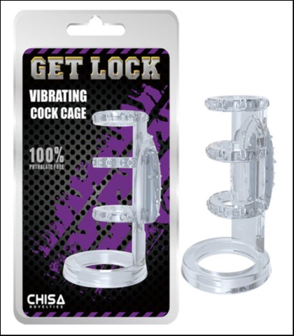 RASTEGLJIVA VIBRO NAVLAKA - VIBRATING COCK CAGE