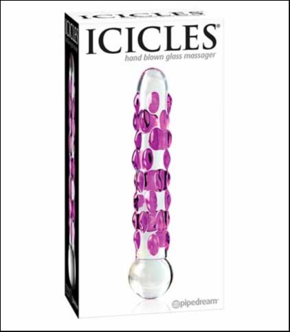 Stakleni dildo icicles