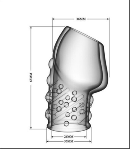Otvorena providna navlaka za penis matias