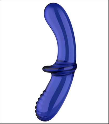 Stakleni dildo + lubrikant