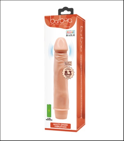 Realisticni vibrator soft skin + lubrikant