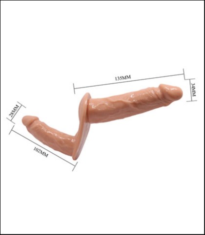 Pretty love double dildos