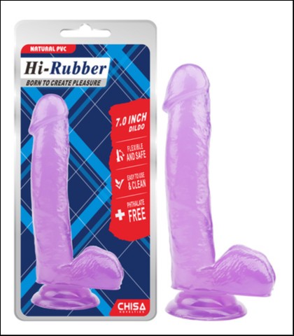 LJUBICASTI REALISTICNI DILDO - 18CM